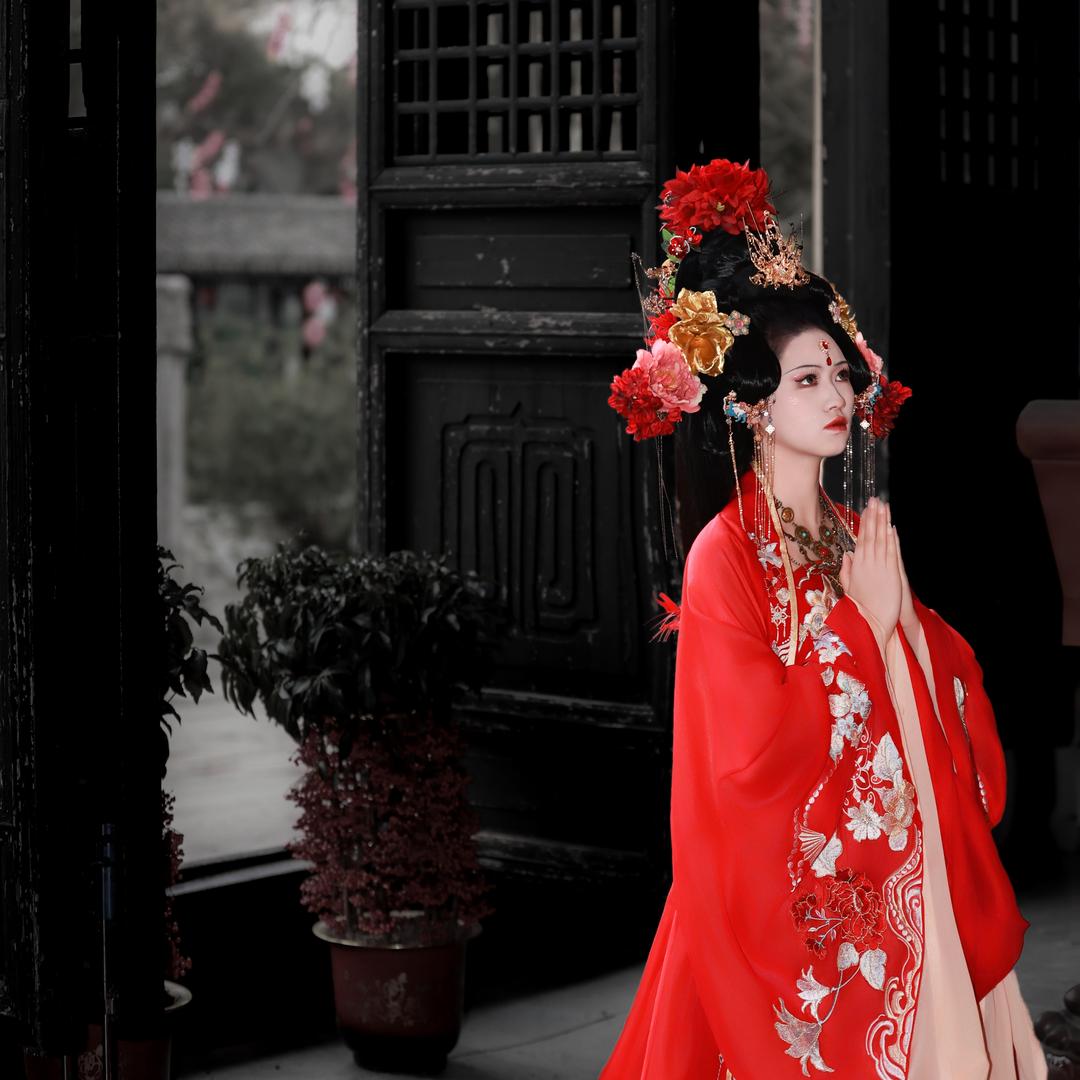 在南浔的繁花旅拍