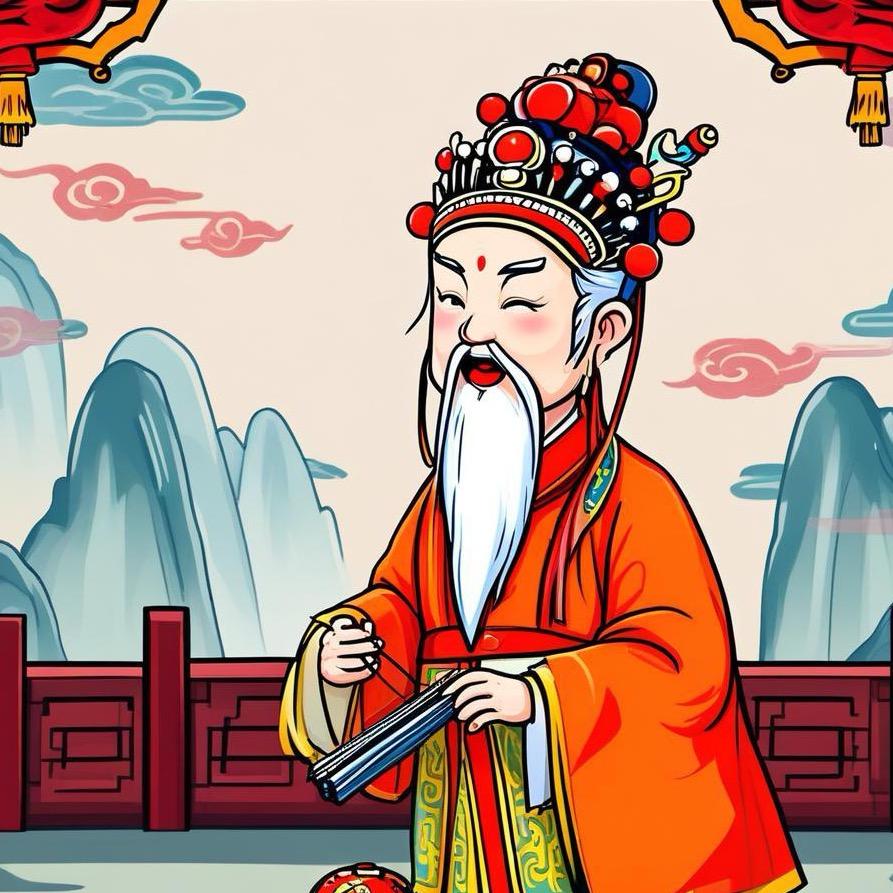 爱唱戏的小老头