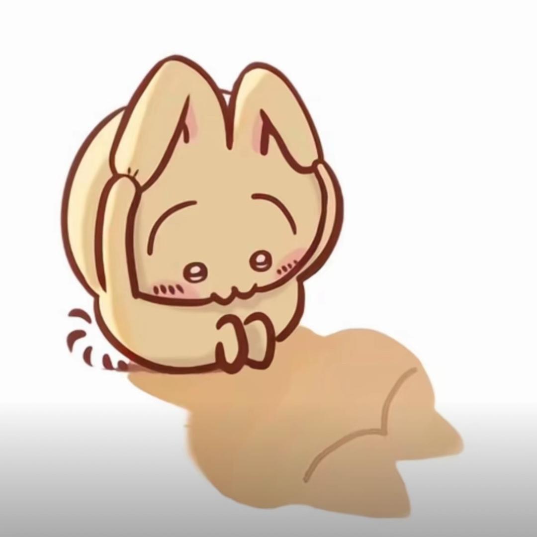 黄色怪叫兔／人◕‿‿◕人＼