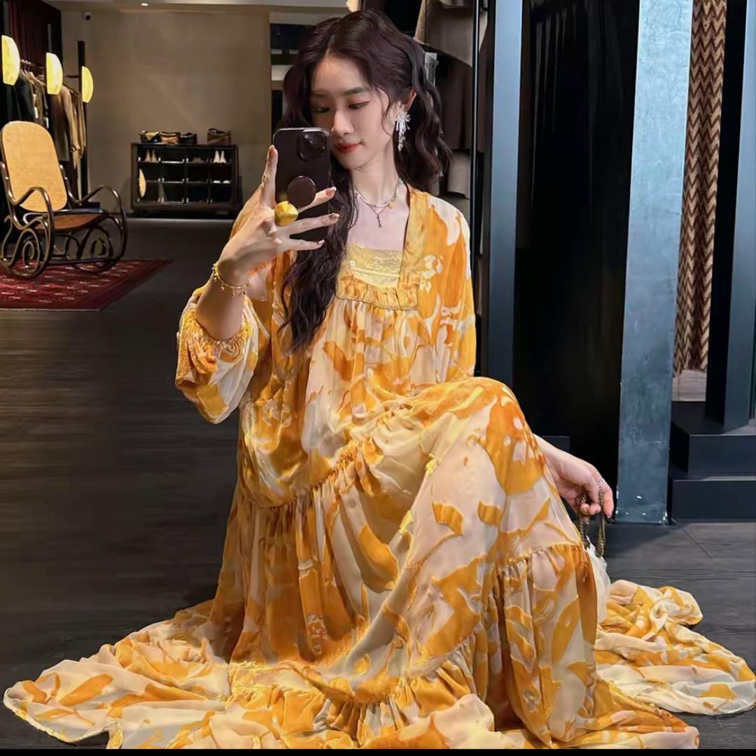 三吉黑花国风美穿搭分享