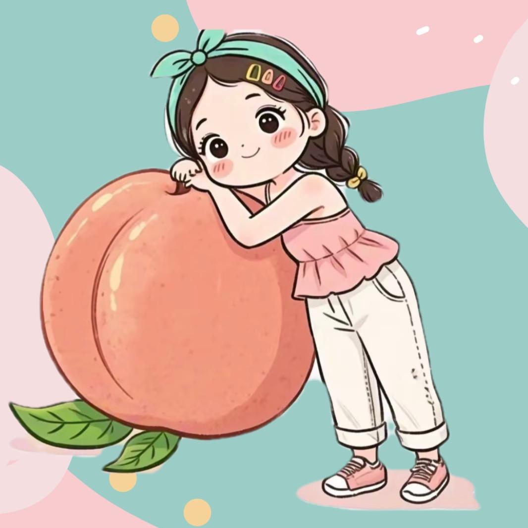 一个小桃子