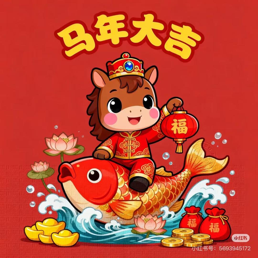 马年福气满满年货店