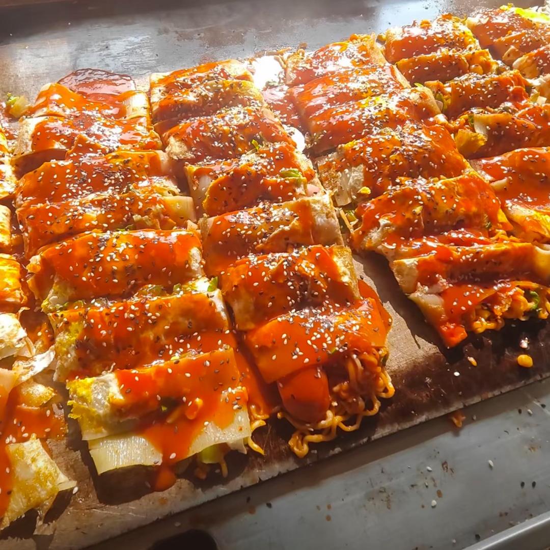芝士火鸡烤冷面