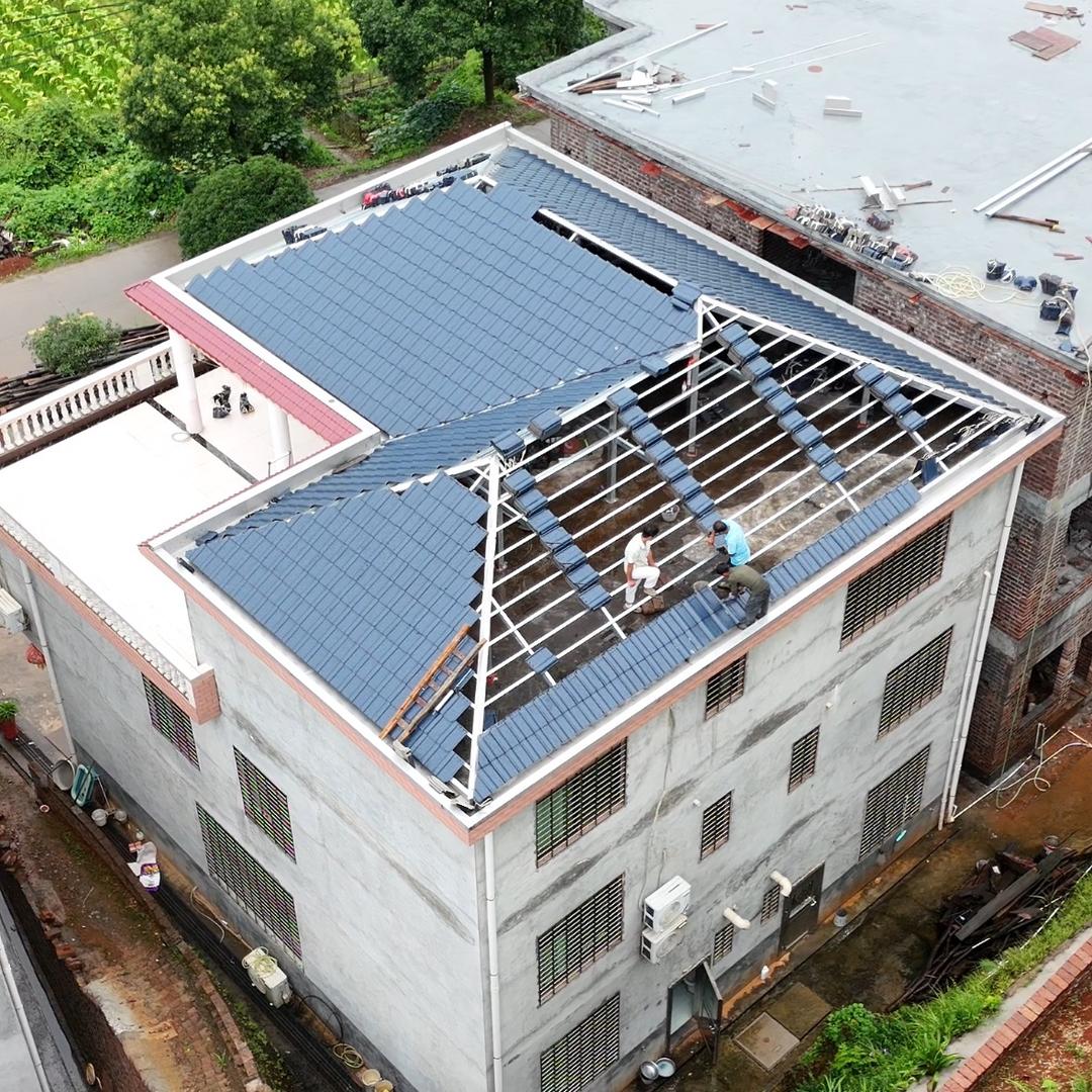 小史钢结构琉璃瓦-同行合作