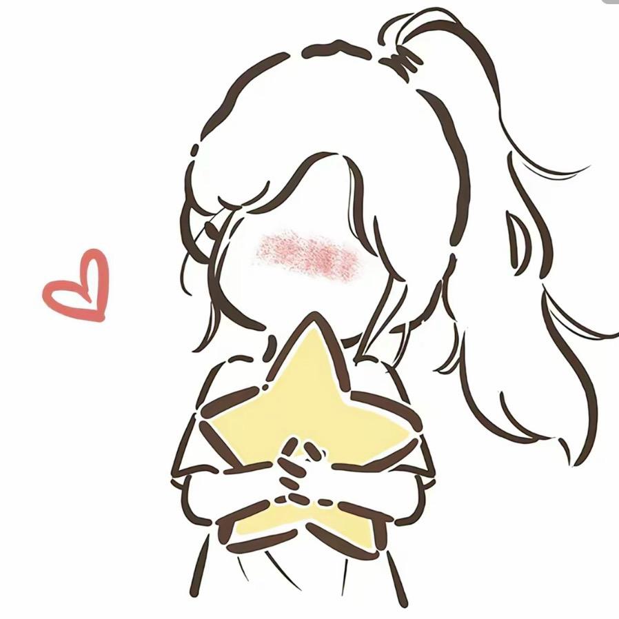 ✨👧抱星星的女孩