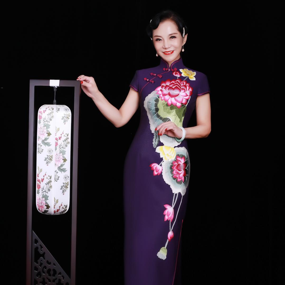 金扣子旗袍