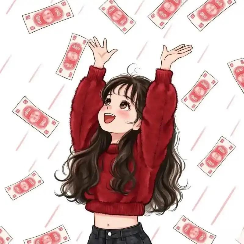 锦鲤附体的小妹纸