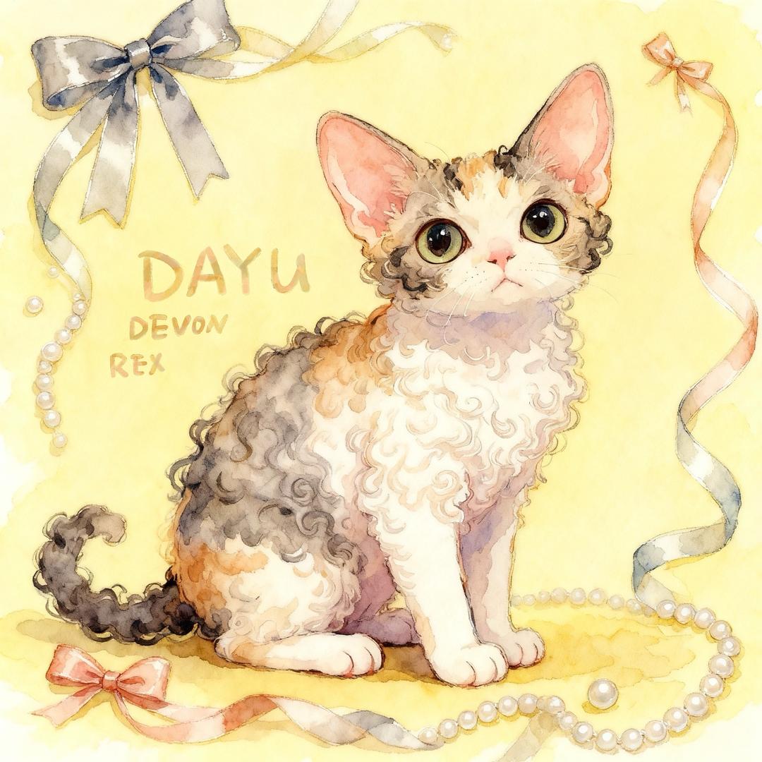 DAYU大鱼德文卷毛猫