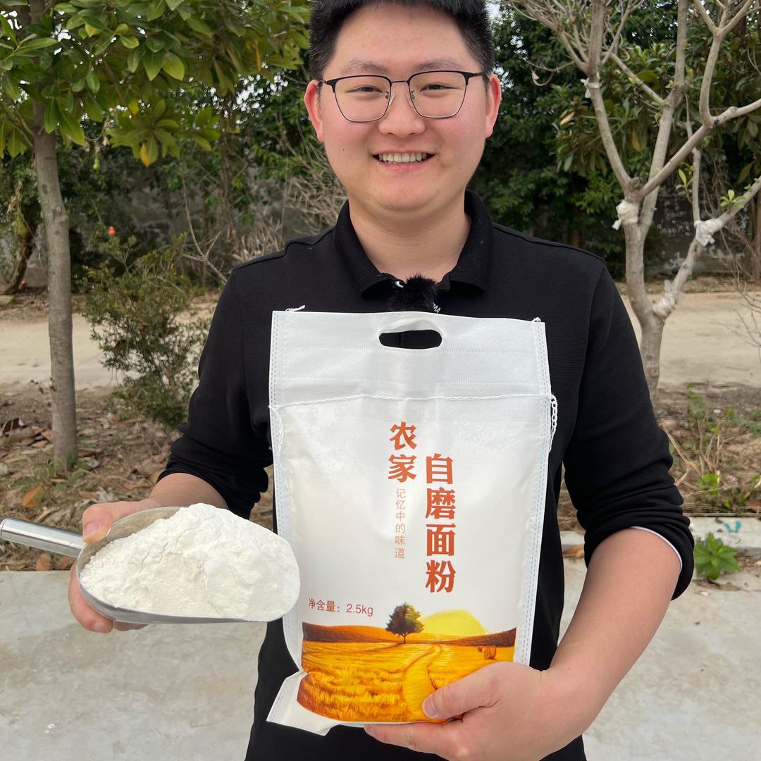 小齐家的自磨面粉