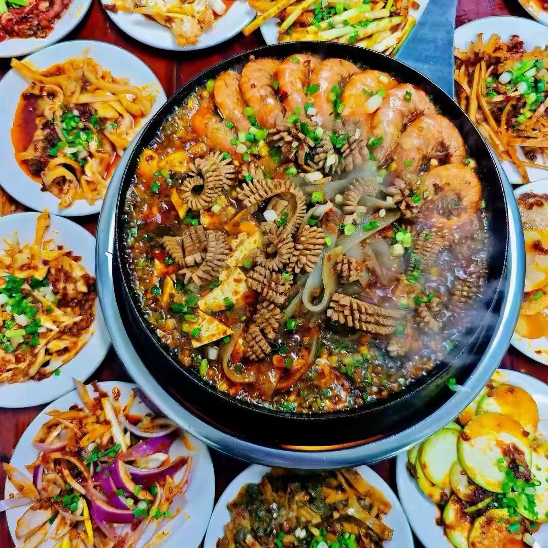 霸王铁板烧特色豆花烤鱼