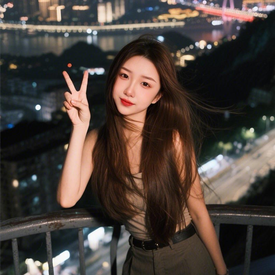 一个做美甲的女的