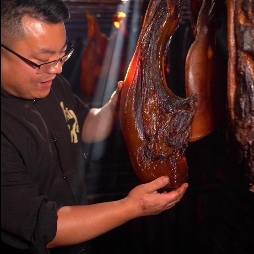 农村胖大海纸包腊肉