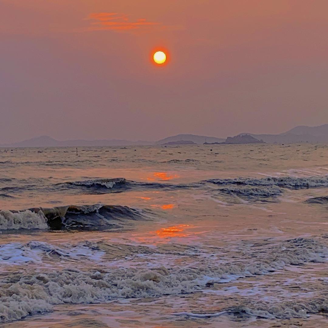 湄洲岛十三海滩写字