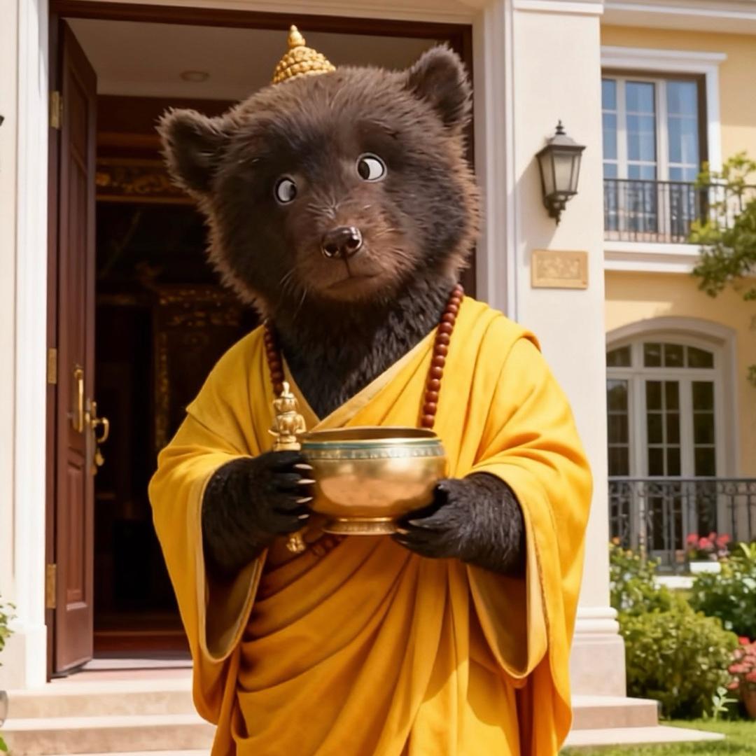 大雁塔里的黑熊怪