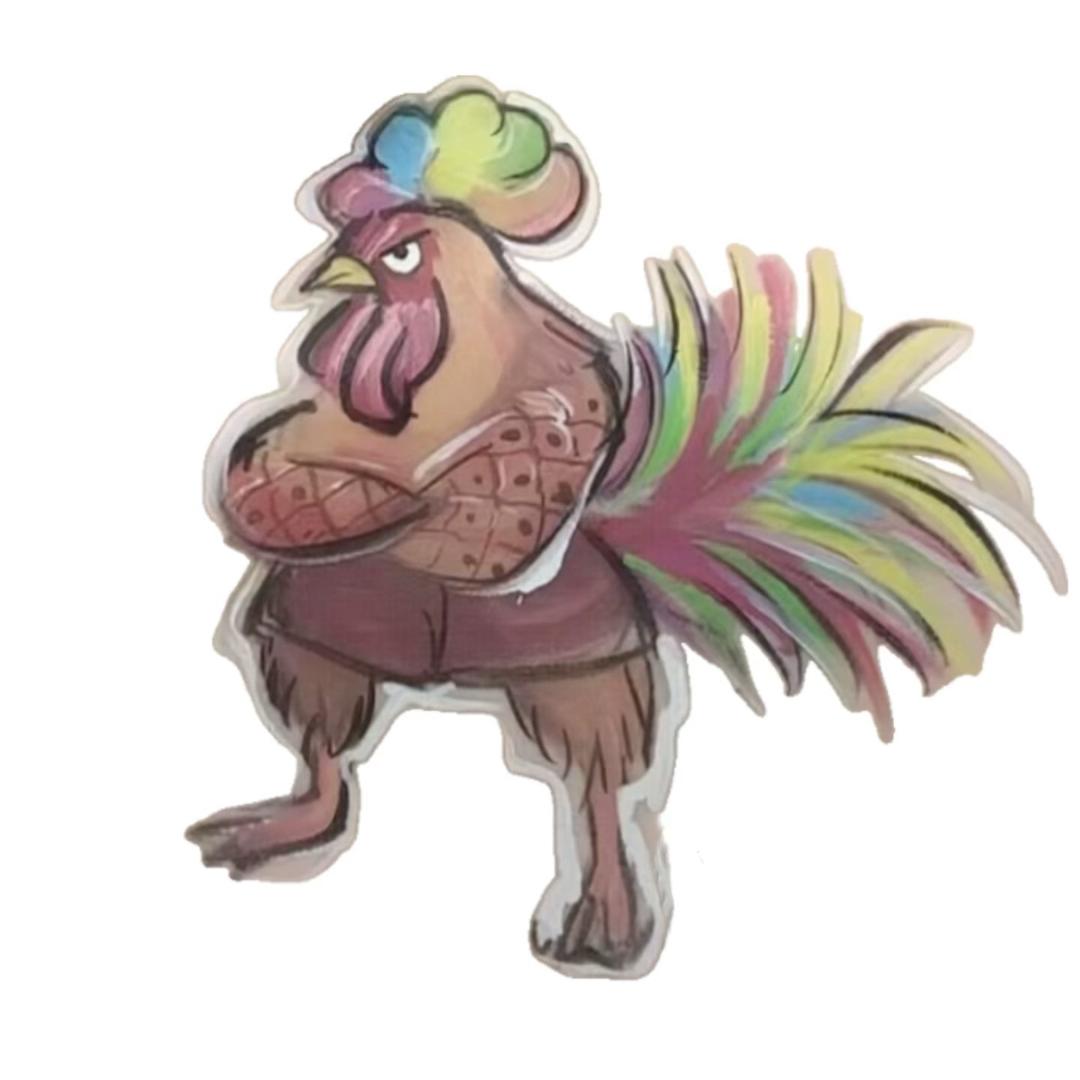 七彩菠萝爆炸鸡