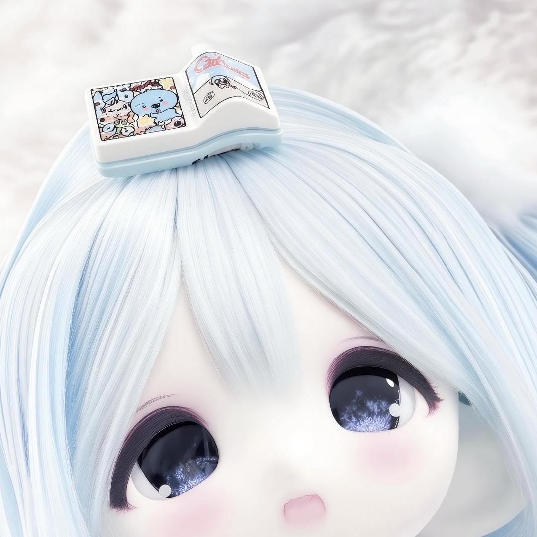 ⁴