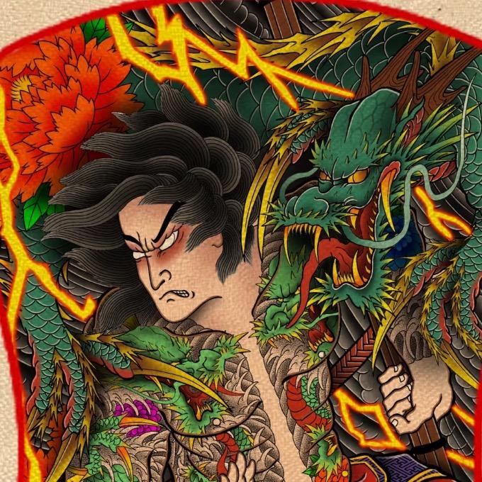 东莞厚街聚龍刺青纹身设计TATTOO