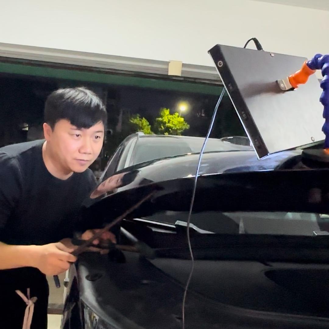 肇庆端州区魔力凹陷修复，玻璃修复