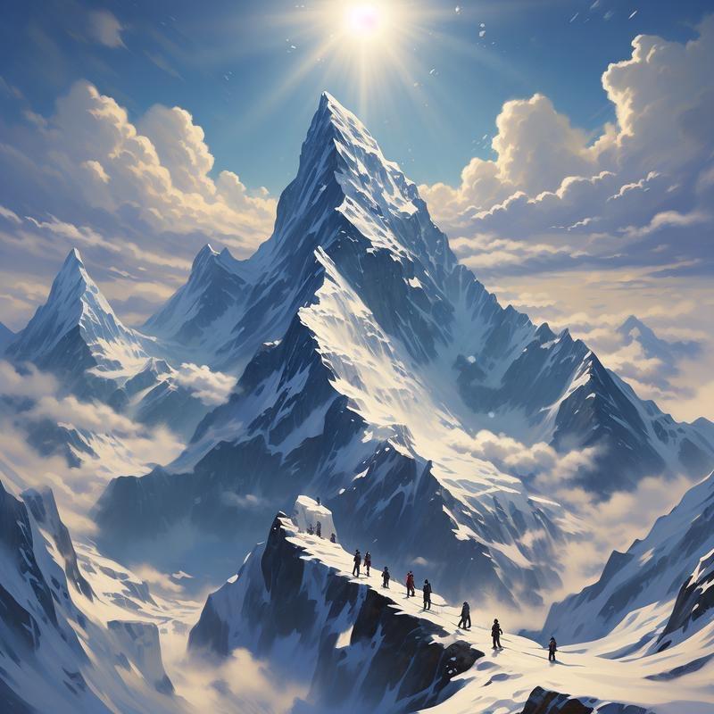 冰封雪山