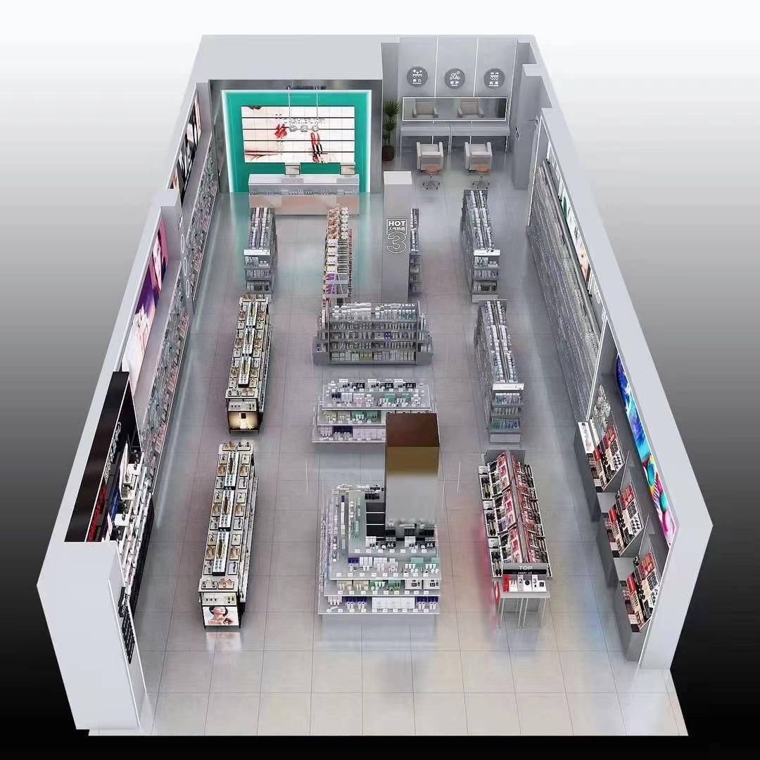 广州启殿化妆品展柜工厂