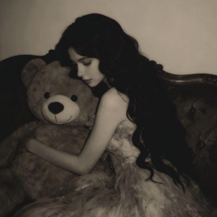 一朵微雨的海棠花