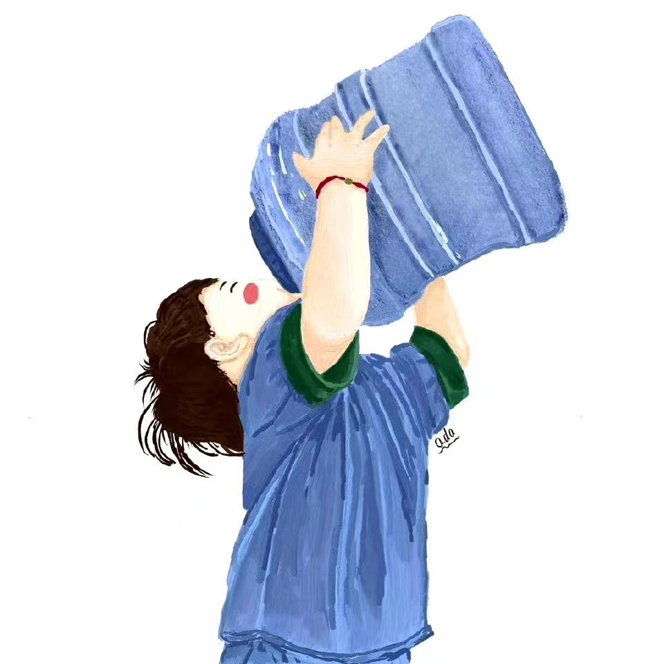 看見你會笑