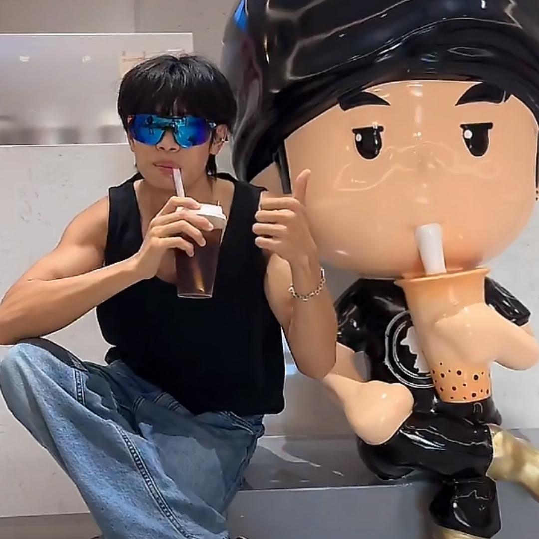 花小龙的腿毛