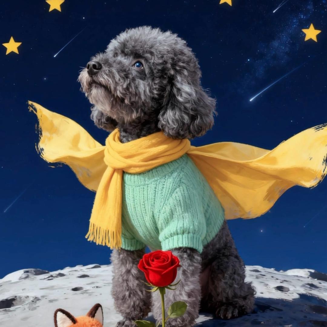 月亮上的垂耳兔🐰