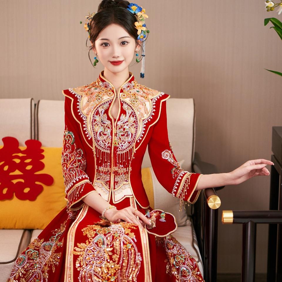 秀娘中式嫁衣