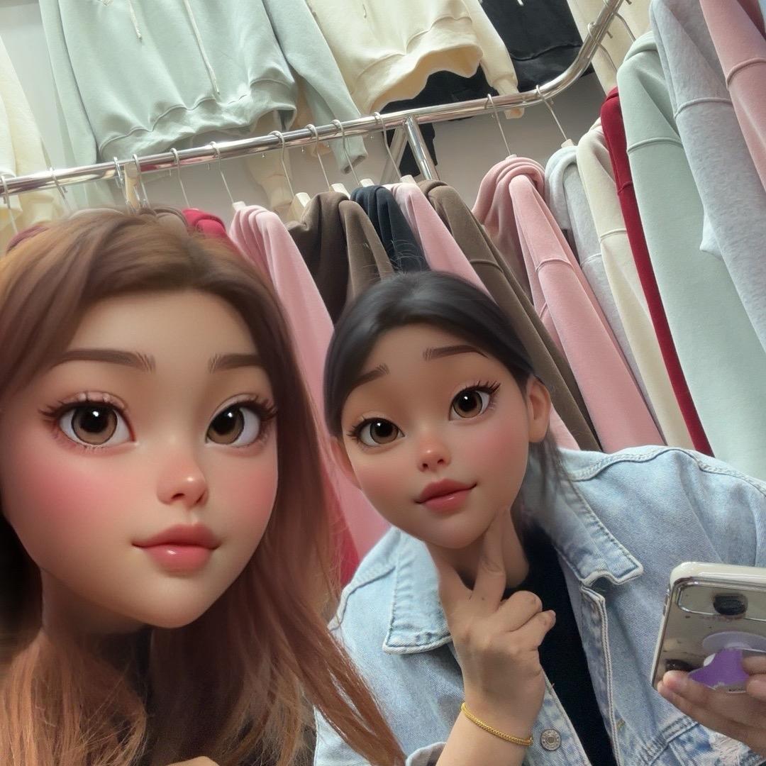 一群欢乐的小姐妹