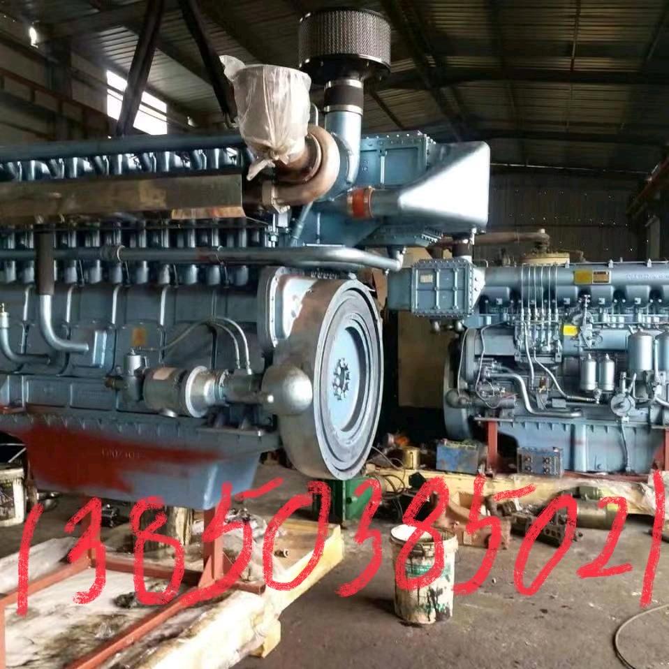 回收船用柴油机  齿轮箱  发电机组