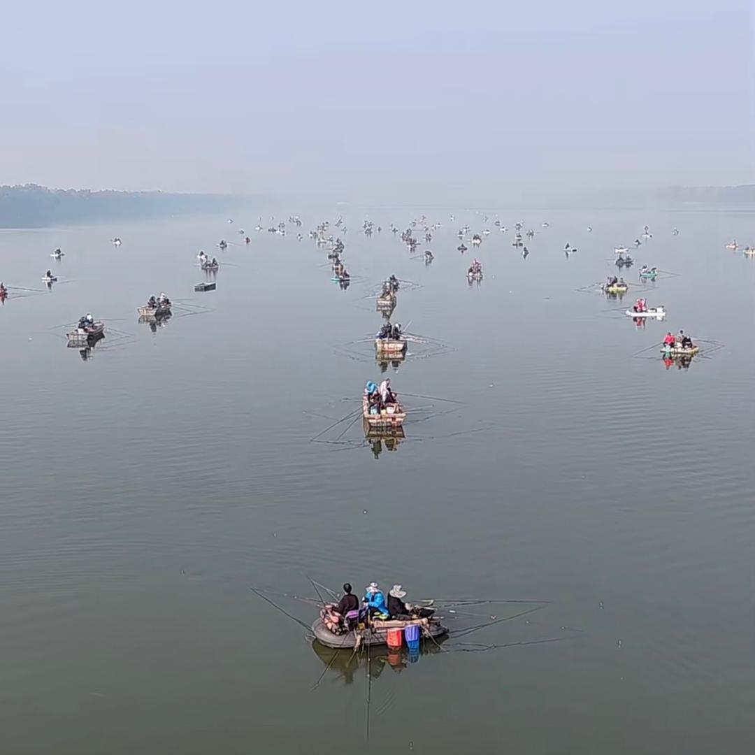 潮白河江河船钓