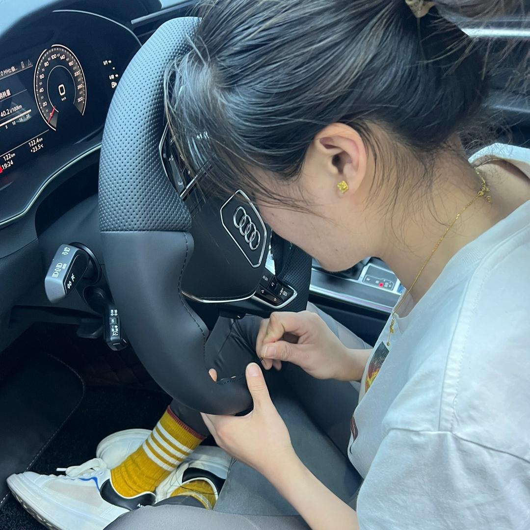 凡凡手缝方向盘把套