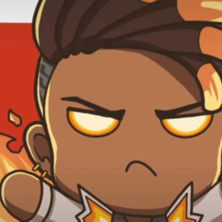 二月(手瓦精致火男)