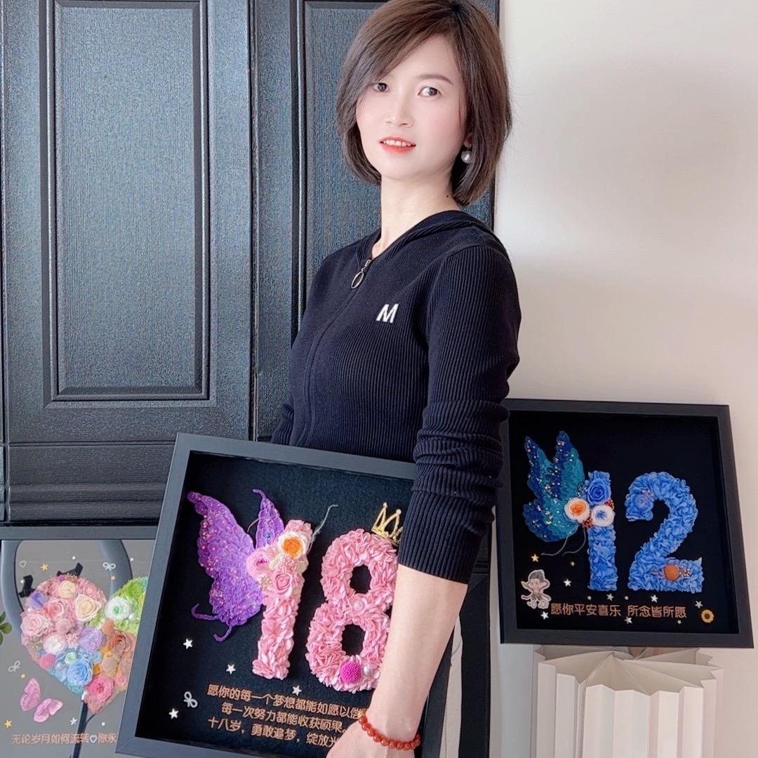 桃子永生花
