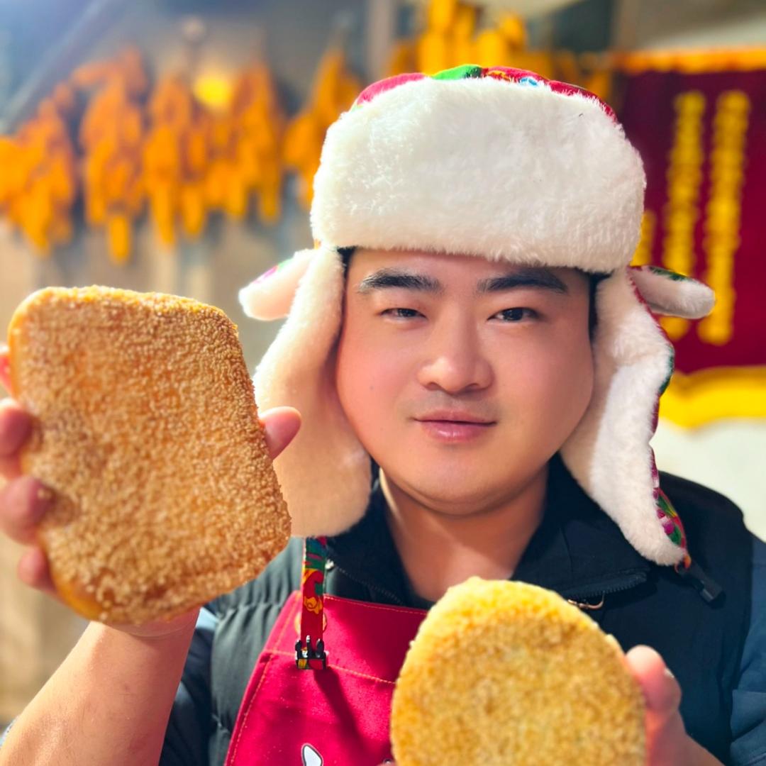 渔阳炸糕烧饼夹肉