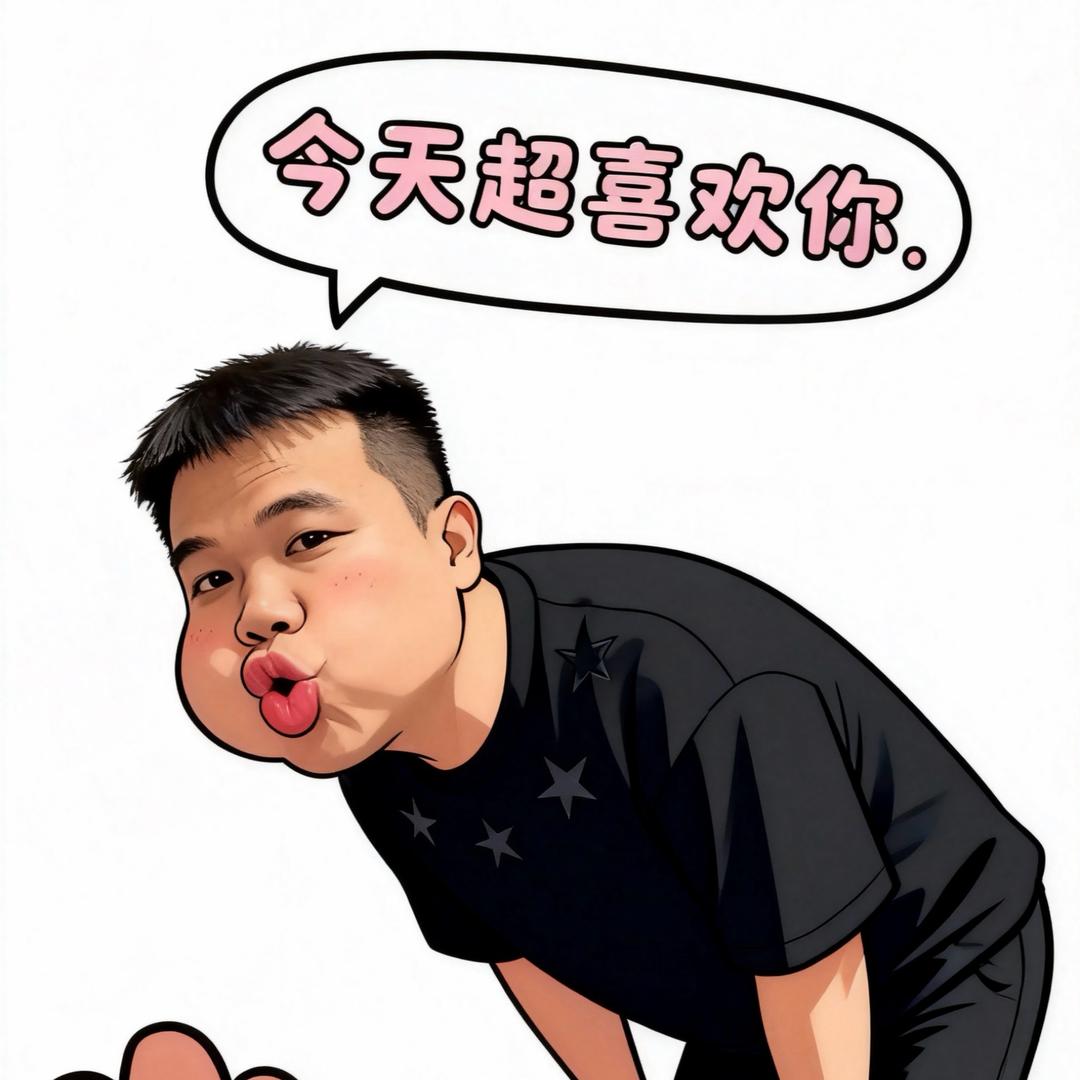 一个有爱的小胖子