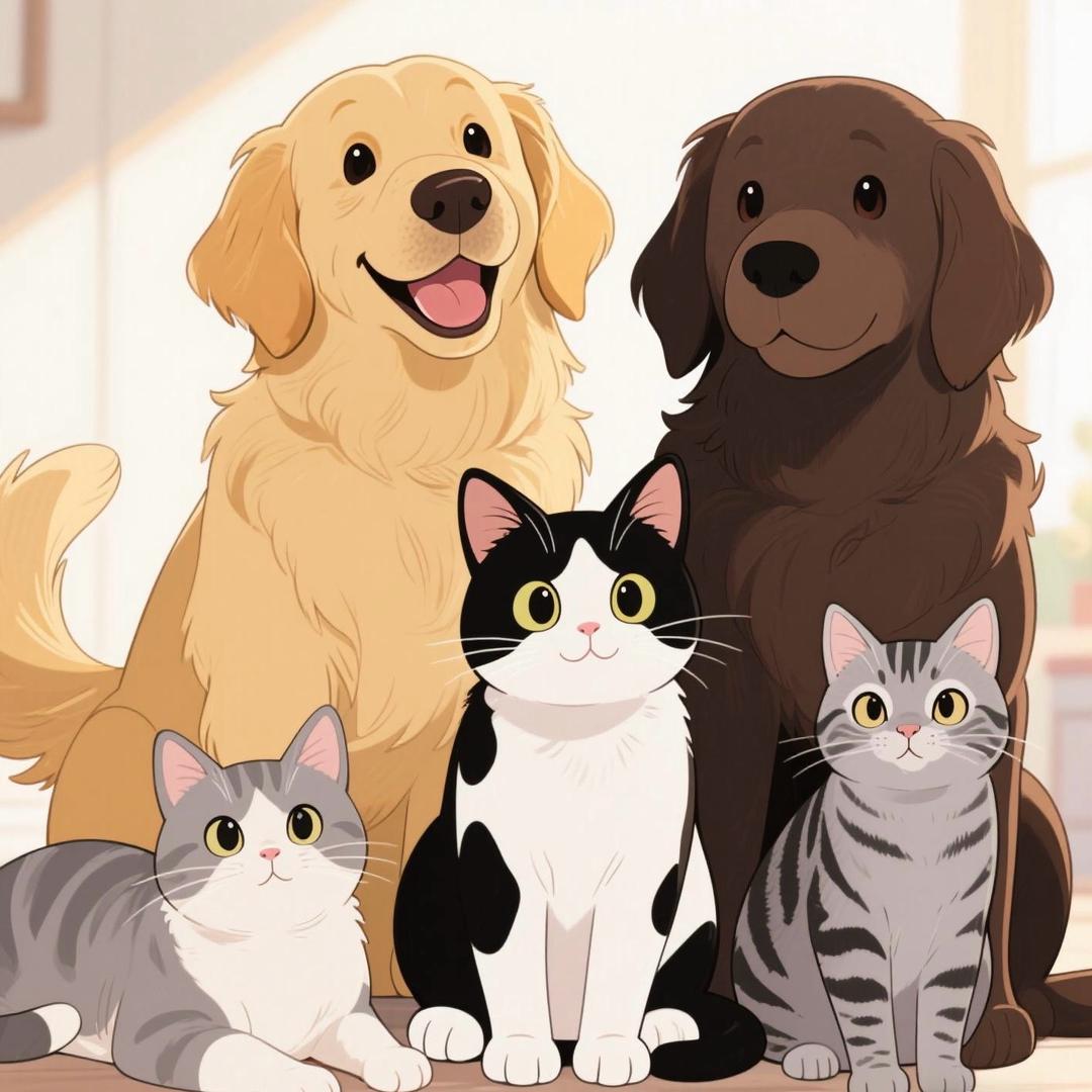 猪猪的猫狗日记