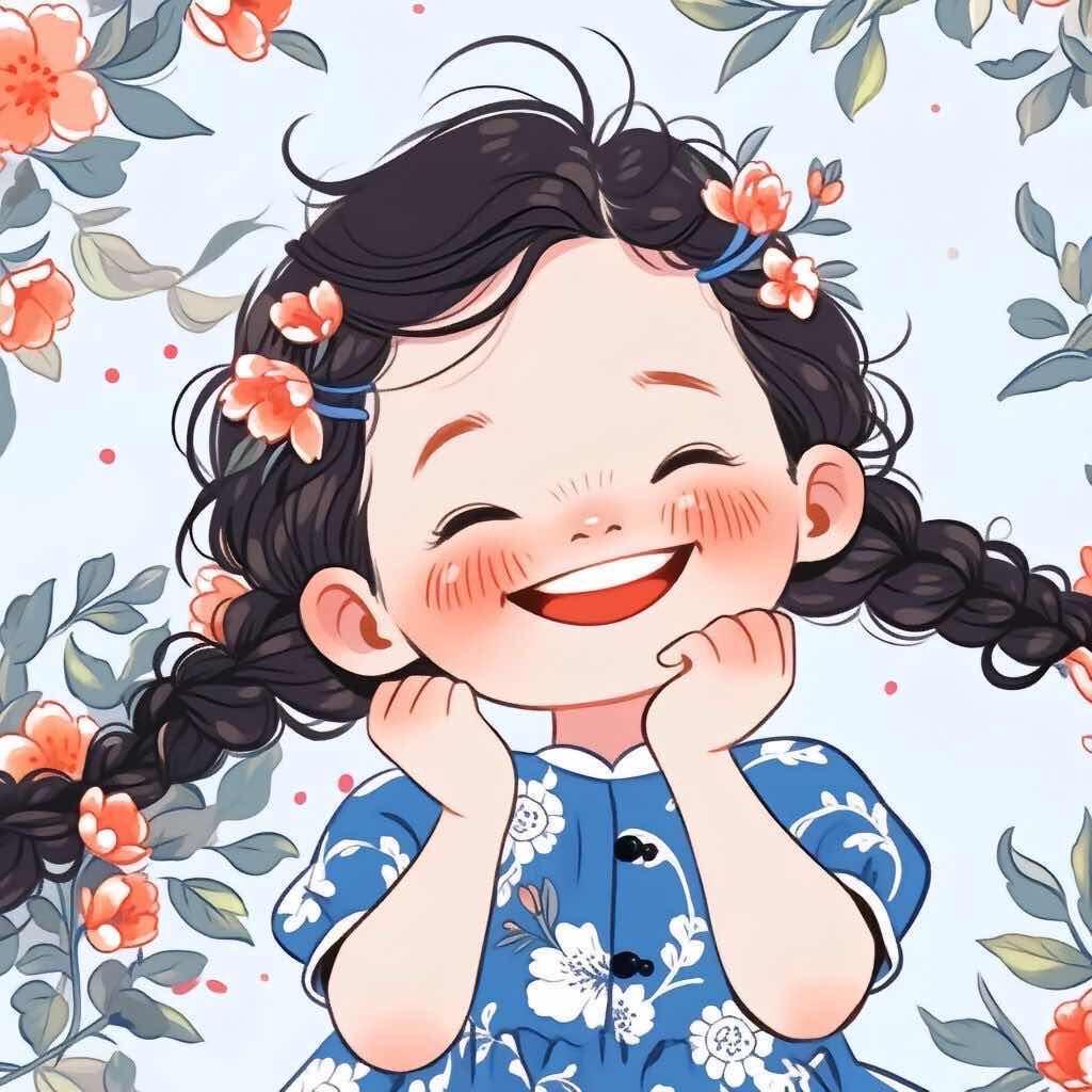 旺仔碎花裙