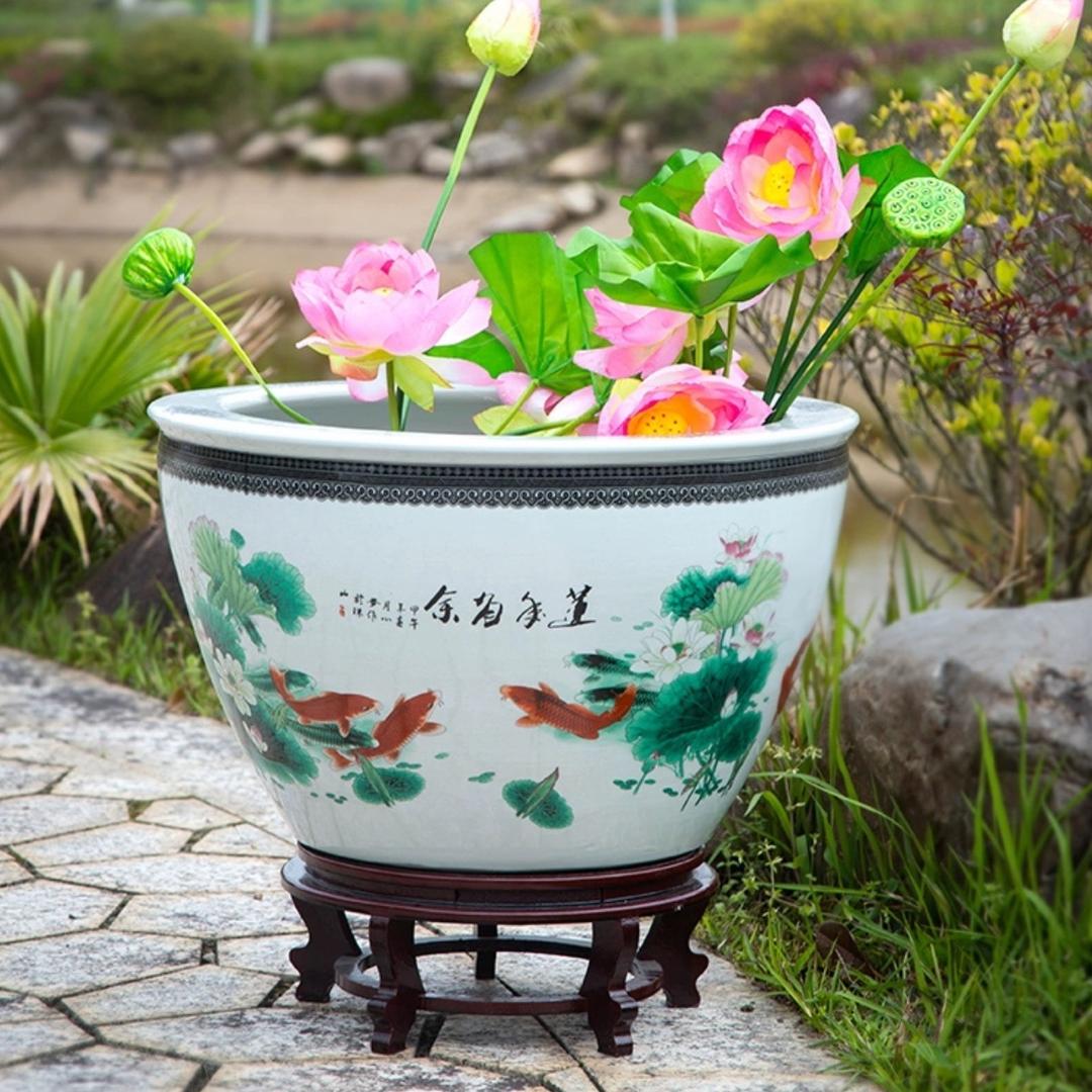 一语陶瓷鱼缸批发零售