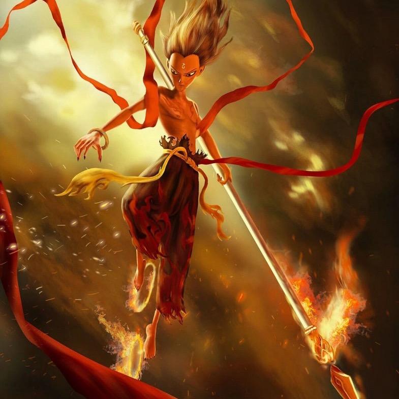 晴空万里，祥云飘飘