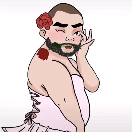 无奈的粉色小番茄