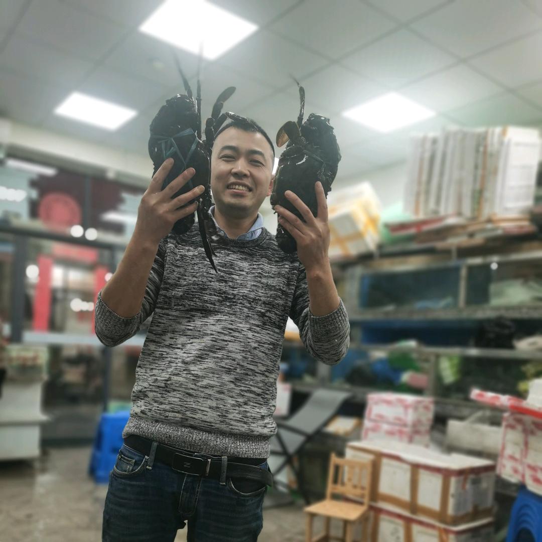 上海江阳市场批发青膏蟹（华记蟹坊）