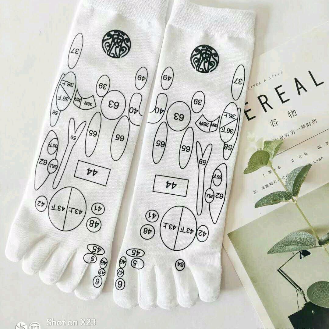 足迹物语五指袜