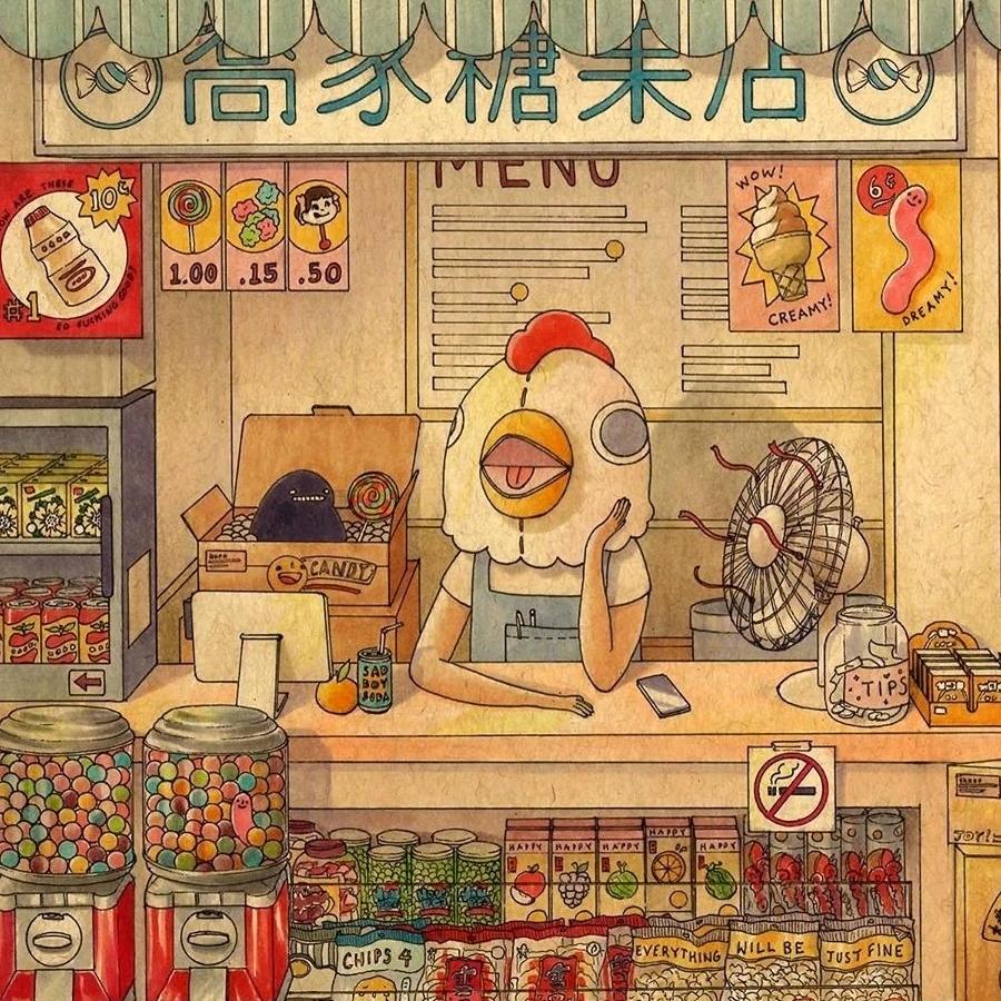 爱美食的小胖墩