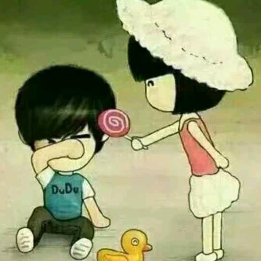 背后的微笑