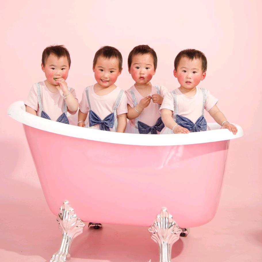 四胞胎战疫新生@抖音