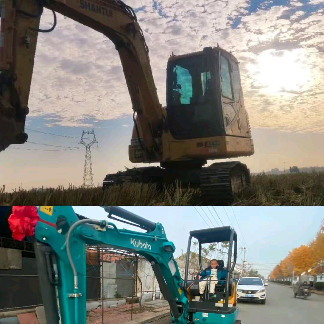 开挖机的大叔叔