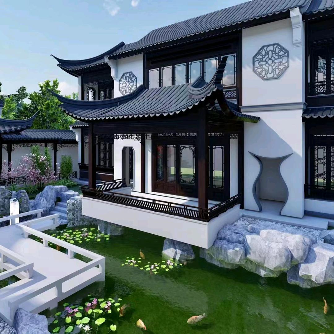 智柯金属科技（四合院模型沙盘摆件）
