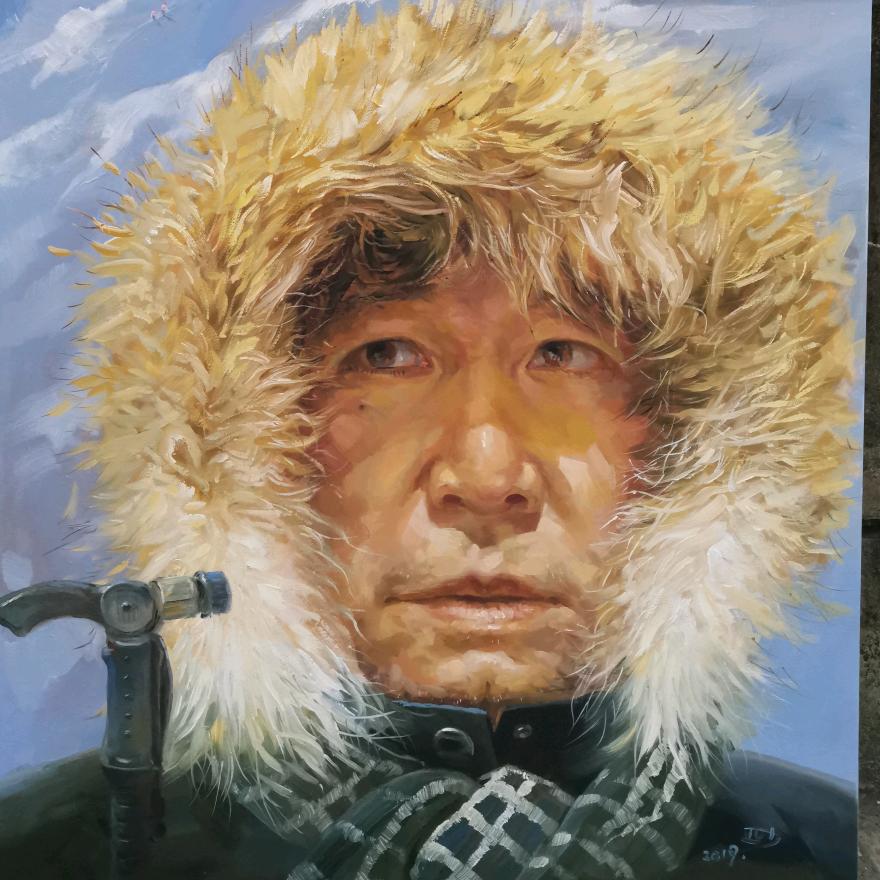 亚力油画